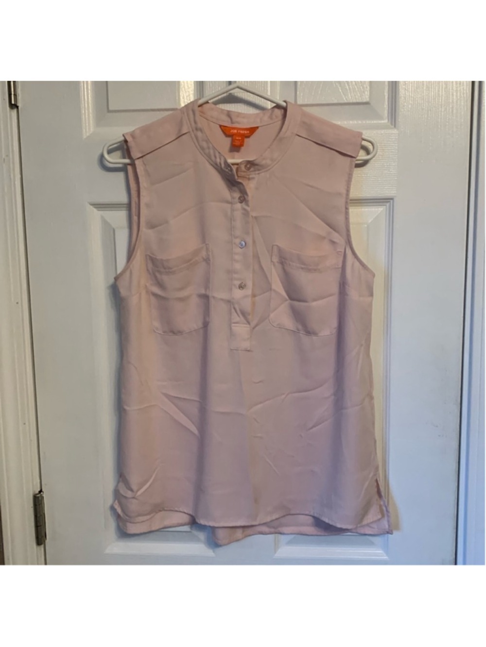 Joe Fresh pink tank top style blouse medium